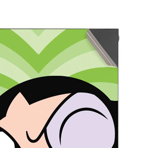 Cartoon Network Powerpuff Girls Buttercup Green Hearts XBox Series X Digital Edition Console Skin